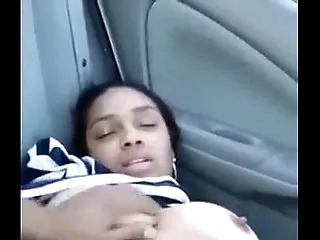 Horny Indian Masturbating In Automobile With Her Boyfriend